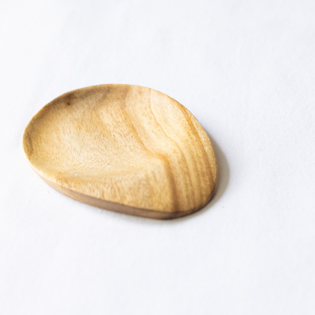 Hand Carved Wood Spoon Rest by Upavim Crafts - natural wood, home decor accent